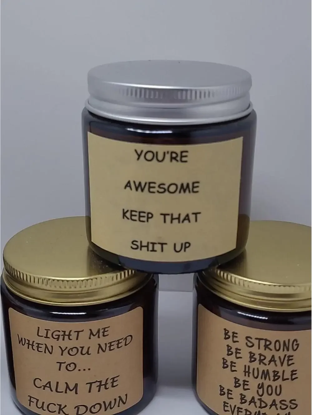 (4) Inspirational Candle Awesome Candle Appreciation Gift for Women Coworkers